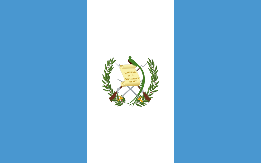 The Official National Flag Of Guatemala