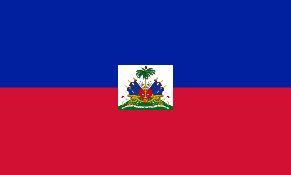 The Official National Flag Of Haiti