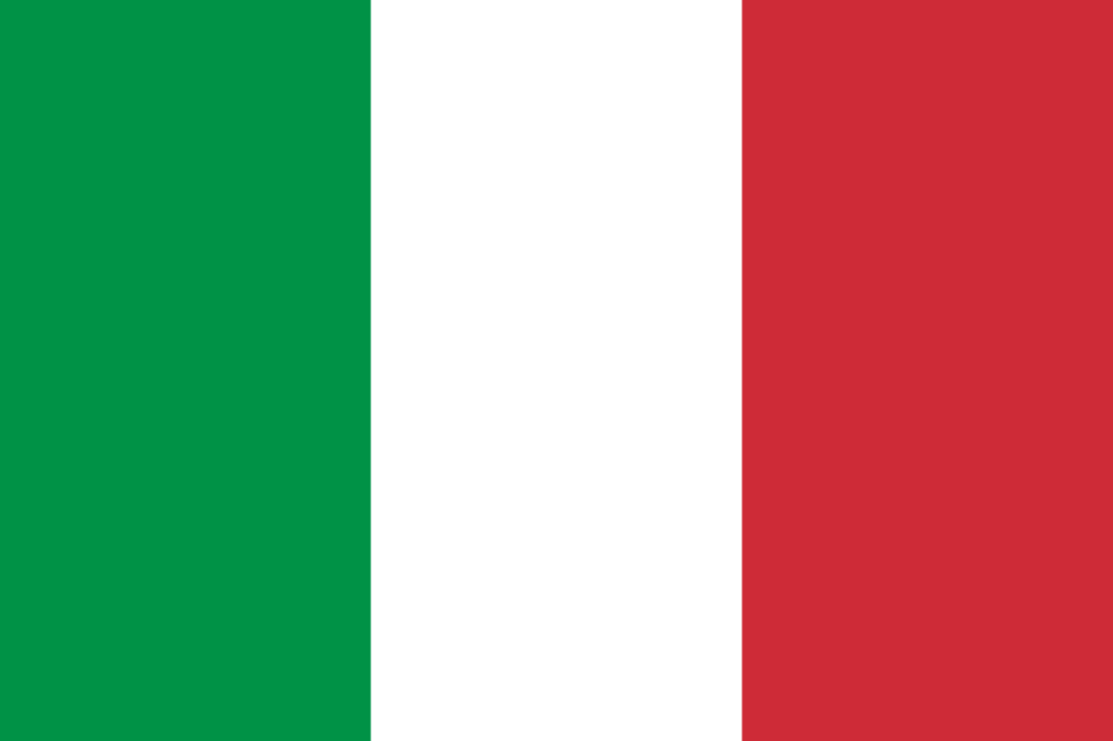 The Official National Flag Of Italy